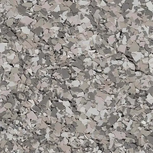 An abstract, grayscale camouflage pattern with irregular, jagged shapes. No discernible figures, landmarks, or structures are visible in the image.